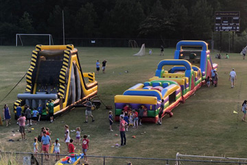 School carnival inflatable rentals in Raleigh, NC